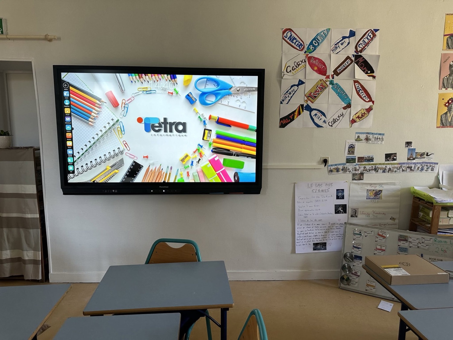 Écrans interactifs (ENI) installé par Tetra Up