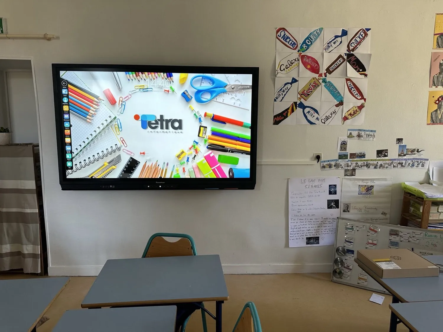 Écrans interactifs (ENI) installé par Tetra Up