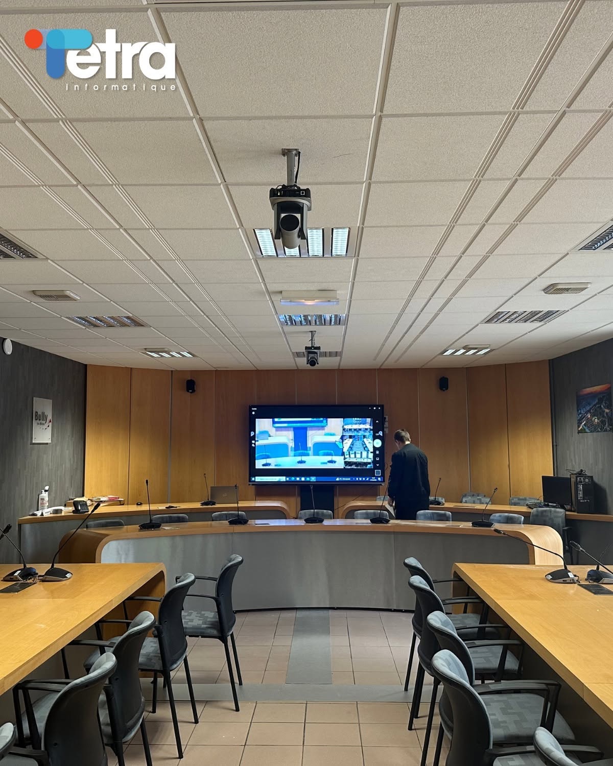 Visioconférence & caméras installé par Tetra Up