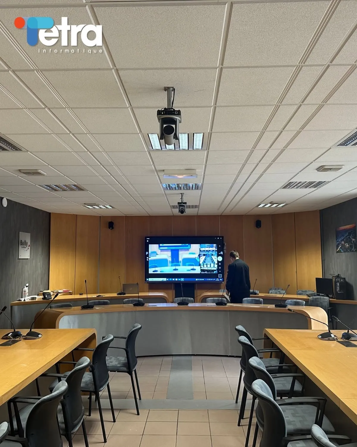 Visioconférence & caméras installé par Tetra Up